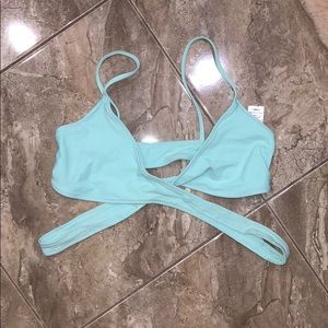 NWOT L*Spce Chloe Wrap Bikini Top